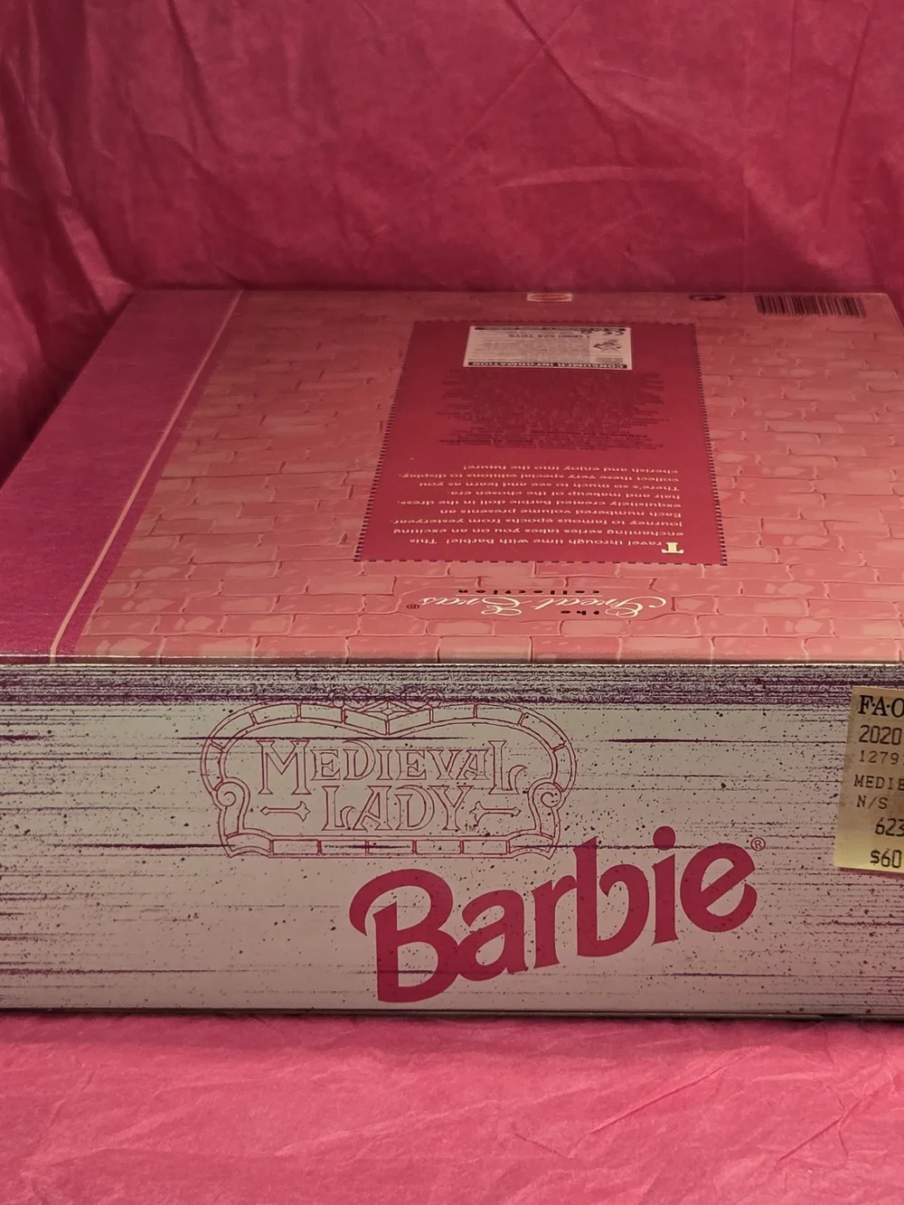 MIB Vintage 1994 Barbie Medieval Lady Great Eras Doll Mattel #12791